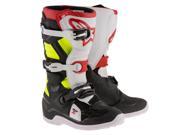 Alpinestars Tech 7S Youth MX Offroad Boots Black Red Yellow 6