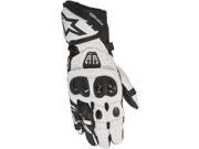 Alpinestars GP Pro R2 Leather Motorcycle Gloves Black White 3XL