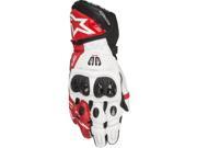 Alpinestars GP Pro R2 Leather Motorcycle Gloves Black White Red MD