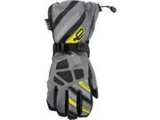 Arctiva Ravine Mens Snow Gloves Gray Hi Vis Yellow XL