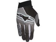 Alpinestars Aviator MX Offroad Gloves Black Teal Dark Gray SM