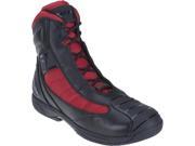 Bates Beltline Mens Leather Riding Boots Black Red 9.5