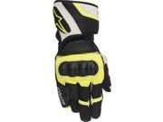 Alpinestars SP Z Drystar Performance Riding Gloves Black White Yellow LG