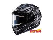 HJC CS R3 Spike Snow W Electric Shield Full Face Helmet Black Gray LG