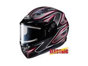 HJC CS R3 Spike Snow W Electric Shield Full Face Helmet Red Black Gray MD