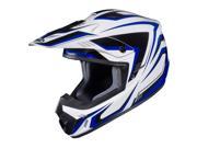 HJC CS MX 2 Edge MX Offroad Motorcycle Helmet Blue White LG