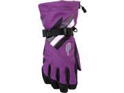 Arctiva Sky Womens Snow Gloves Purple Black XL