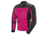 Joe Rocket Velocity Womens Mesh Textile Motorcycle Jacket Pink Black XS