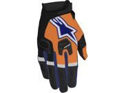 Alpinestars Racefend Offroad Gloves Orange White Dark Blue 2XL