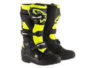 Alpinestars Tech 7S Youth MX Offroad Boots Black Yellow 5