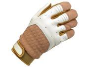 Biltwell Inc. Bantam Gloves White Tan LG