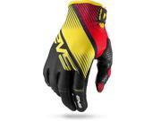 EVS Pro Gloves Vapor Black Yellow Red SM