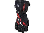 Arctiva Meridian Mens Snow Gloves Black Red MD