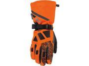 Arctiva Quest Mens Snow Gloves Orange LG