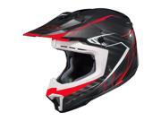 HJC CL X7 Blaze MX Offroad Helmet Silver Red SM