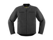 Icon 1000 Axys Mens Leather Jacket Black 3XL