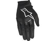 Alpinestars Racefend Offroad Gloves Black White LG