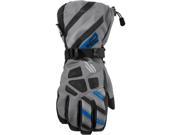 Arctiva Ravine Mens Snow Gloves Gray Blue 3XL