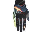 Alpinestars Techstar MX Offroad Gloves Patrol Red Yellow Fluorescent MD