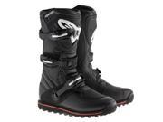 Alpinestars Tech T Mens MX Offroad Boots Black White Red 8