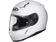 HJC CL 17 Solid Motorcycle Helmet White MD