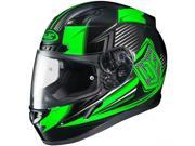 HJC CL 17 Striker Motorcycle Street Helmet Green Black MD