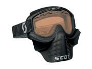 Scott USA 83X Safari Facemask Goggles Black Rose Lens