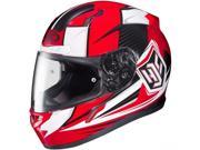 HJC CL 17 Striker Motorcycle Street Helmet Red White Black LG