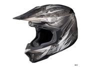 HJC CL X7 Pop N Lock MX Offroad Helmet Black Silver MD
