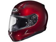 HJC CL 17 Solid Motorcycle Helmet Metallic Wine MD