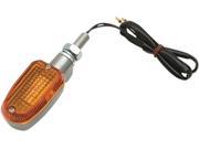 K S Technologies Aluminum Body Marker Lights Oblong Polished Finish Amber Dual Filament 25 8301
