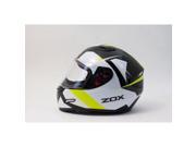 Zox Galaxy Ray Full Face Helmet Hi Viz Yellow SM
