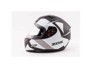 Zox Galaxy Ray Full Face Helmet Matte Dark Silver SM
