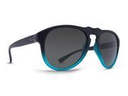 Dot Dash Gentry Vintage Sunglasses Black Blue Satin Retro Grey