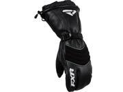 FXR Leather Index Mitt Gloves Black 2XL