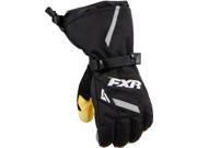FXR Backshift Snowmobile Gloves Black XS