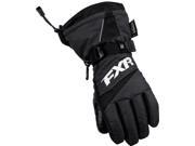 FXR Helix Youth Race Gloves Black SM