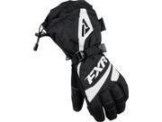 FXR Fusion Womens Gloves Black White XS
