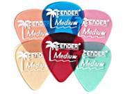 Fender 12 Pack Picks Surf Green Heavy