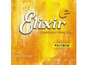 Elixir Banjo Light Strings Polyweb