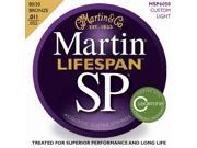 Martin SP Lifespan 80 20 Bronze Custom Light Acoustic Guitar Strings