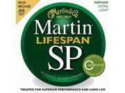 Martin SP Lifespan 80 20 Bronze Extra Light Acoustic Guitar Strings