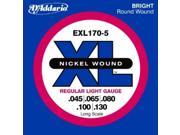 D Addario EXL170 5 Bass 5 String