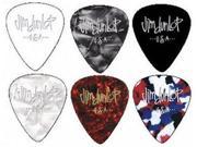 Dunlop Celluloid Classics White Pearloid 12pk Guitar Picks Thin