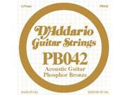 D Addario Single Phosphor Bronze String .042