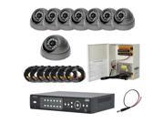 8CH DVR Package H.264 High Quality DVR and 8 of 620TVL Ultra High Resolution outdoor Cameras with 1TB HDD