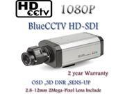 HD SDI Box Camera 2.1 Mega Pixel 1080P Full HD Cmos 2.8 12mm