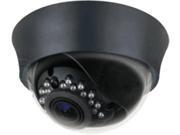 600 TV Lines IR Dome Camera 1 3 PixelPlus 2.8 ~ 12mm varifocal lens 21 pcs IR LEDs Indoor DC 12V LT D4363 Black