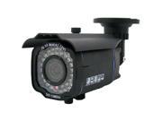 700 TVL IR Bullet Camera SONY 1 3 Super HAD CCD II SONY Effio E DSP 2.8 ~ 12mm varifocus lens 42 pcs IR LEDs DC 12V Input LT R8270 Black