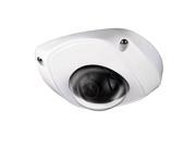 2 MegaPixel Dome IP Camera 1 3 Progressive Scan CMOS 2.8mm Fixed Lens Low profile Compact size 3 Axis POE 2 way Audio Alarm in out Weather Proof IP6
